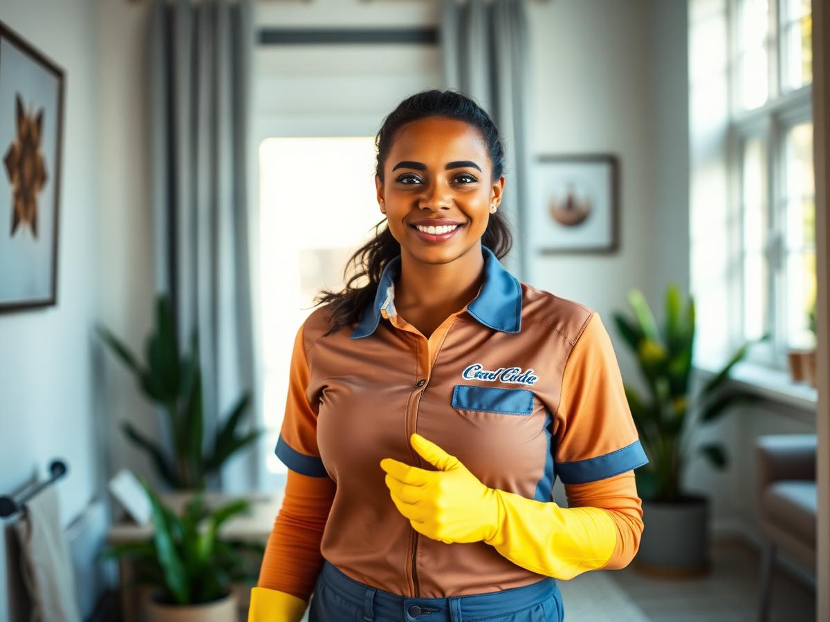Identidade visual para empresa de house cleaning