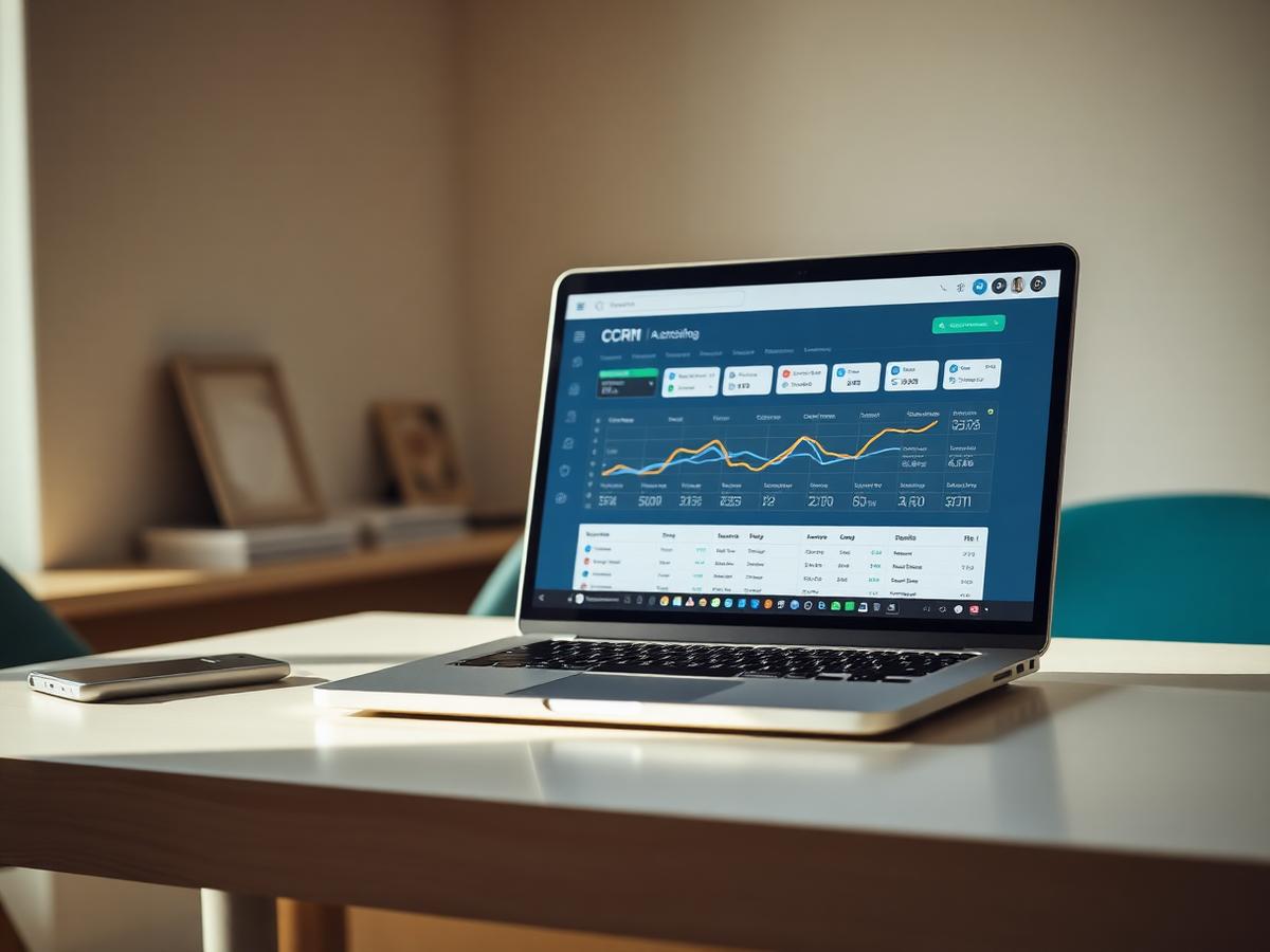 Painel de CRM e automação comercial
